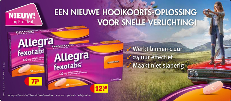 Allegra   huisapotheek folder aanbieding bij  Kruidvat - details