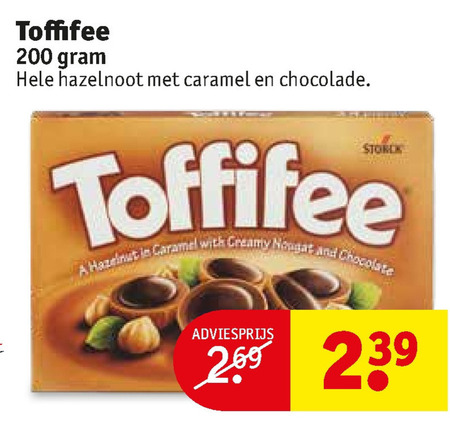 Toffifee   chocolade folder aanbieding bij  Kruidvat - details