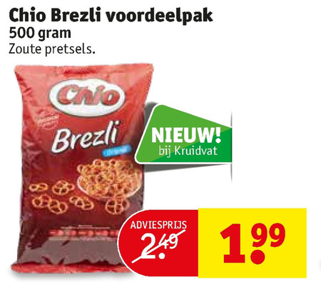 Chio   zoutje folder aanbieding bij  Kruidvat - details