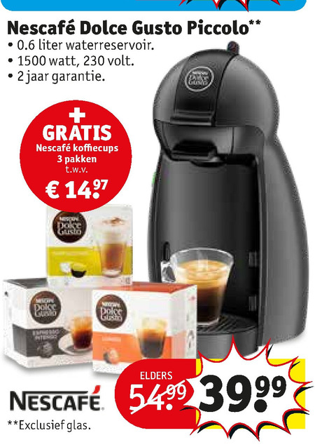 Krups dolce gusto apparaat bij Kruidvat - details