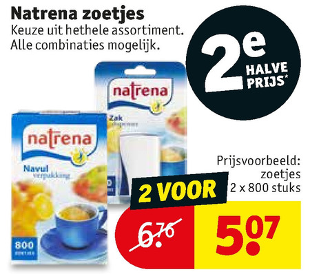 Natrena   zoetjes folder aanbieding bij  Kruidvat - details