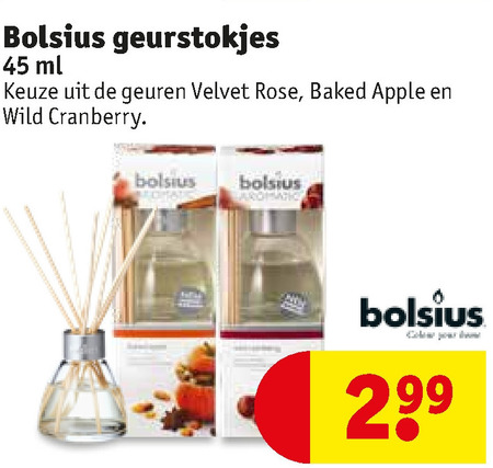 Bolsius folder aanbieding Kruidvat details