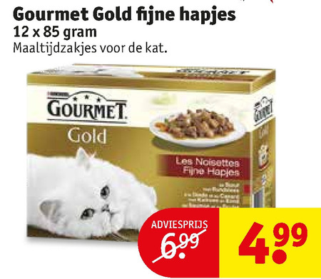 Gourmet   kattenvoer folder aanbieding bij  Kruidvat - details