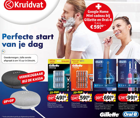 Braun Oral-B   scheermesjes, electrische tandenborstel folder aanbieding bij  Kruidvat - details