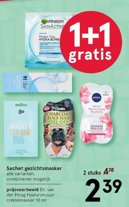 Nivea   gezichtsverzorging folder aanbieding bij  Etos - details