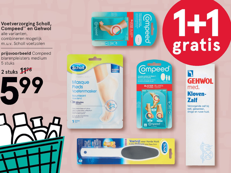 Compeed   blaarpleisters, voetvijl folder aanbieding bij  Etos - details