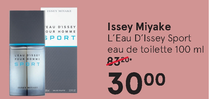 Issey Miyake   eau de toilette folder aanbieding bij  Etos - details