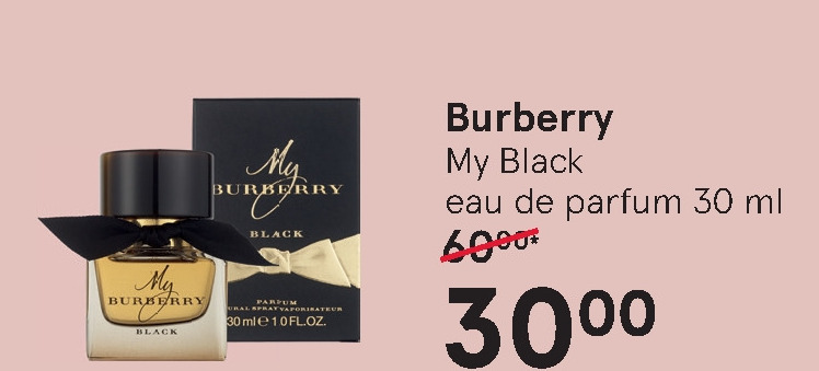 Burberry   eau de parfum folder aanbieding bij  Etos - details