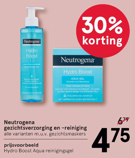 Neutrogena   dagcreme, gezichtsverzorging folder aanbieding bij  Etos - details