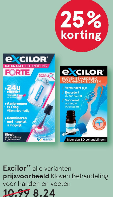 Excilor   nagelverzorging, voetverzorging folder aanbieding bij  Etos - details