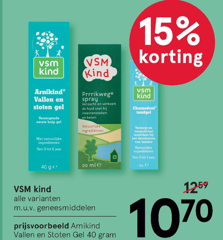 VSM   huisapotheek, huidirritatie folder aanbieding bij  Etos - details