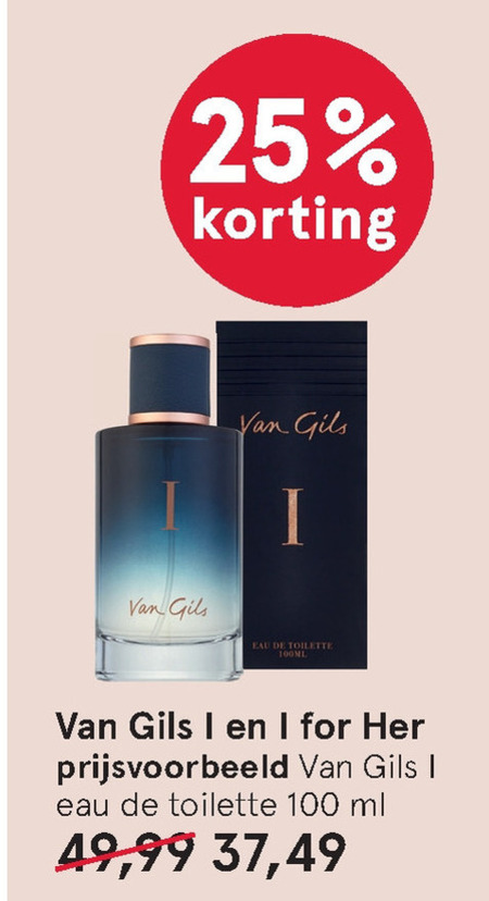 Van Gils   eau de toilette folder aanbieding bij  Etos - details