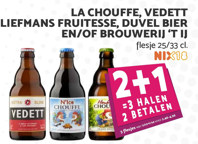 Brouwerij t IJ   rose bier, speciaalbier folder aanbieding bij  MCD Supermarkt Basis - details