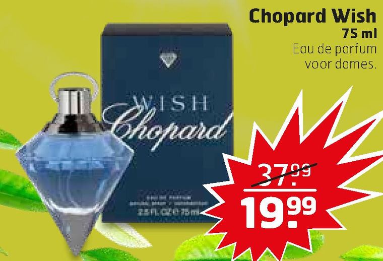 Chopard   eau de parfum folder aanbieding bij  Trekpleister - details