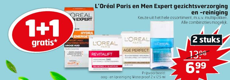 L Oreal   heren gezichtsverzorging, gezichtsreiniging folder aanbieding bij  Trekpleister - details