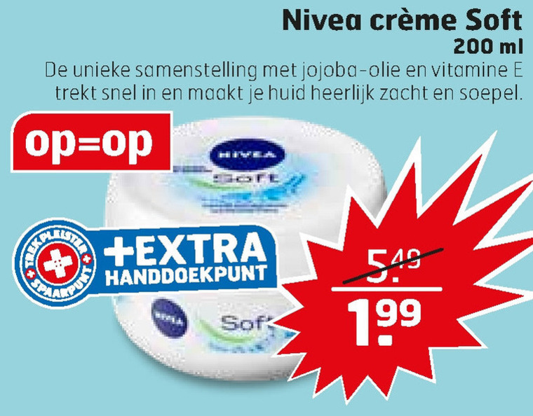 Nivea   handcreme folder aanbieding bij  Trekpleister - details