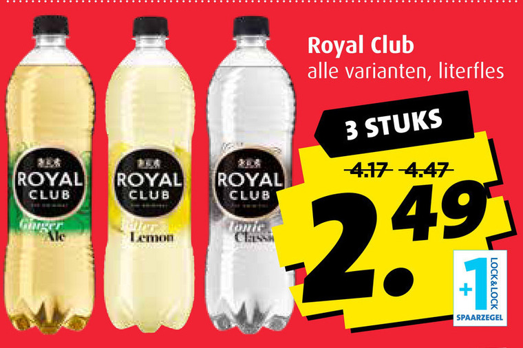 Royal Club   frisdrank folder aanbieding bij  Boni - details