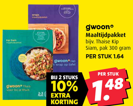 Gwoon   maaltijdmix folder aanbieding bij  Boni - details