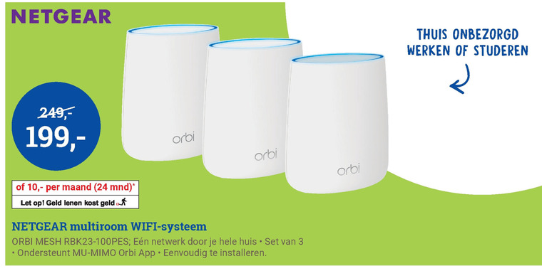 Netgear   wireless range extender folder aanbieding bij  BCC - details