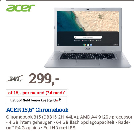 Acer   notebook folder aanbieding bij  BCC - details