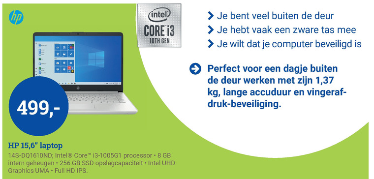 HP   notebook folder aanbieding bij  BCC - details