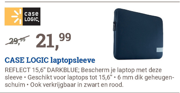 Case Logic   notebook sleeve folder aanbieding bij  BCC - details