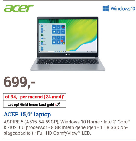 Acer   notebook folder aanbieding bij  BCC - details