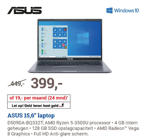 Asus   notebook folder aanbieding bij  BCC - details