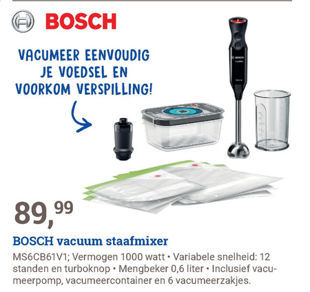 Bosch   staafmixer folder aanbieding bij  BCC - details