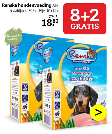 scheuren Azië Voorganger Renske hondenvoer folder aanbieding bij Pets Place - details