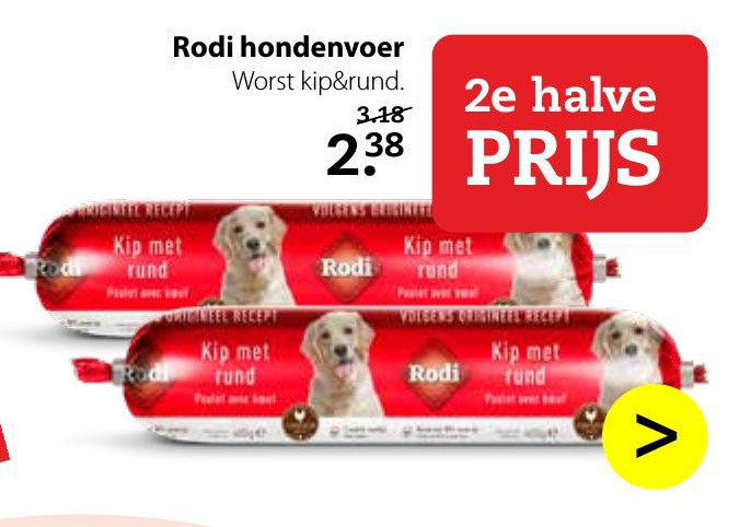 Rodi   hondenvoer folder aanbieding bij  Pets Place - details