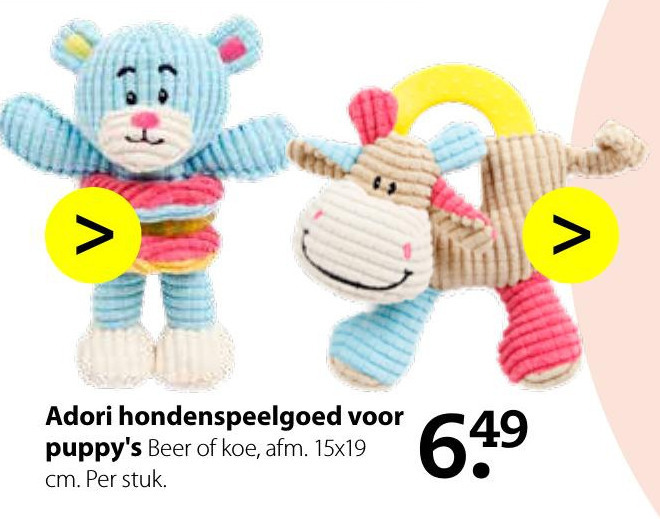 Adori   hondenspeeltje folder aanbieding bij  Pets Place - details