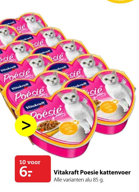 Vitakraft   kattenvoer folder aanbieding bij  Pets Place - details