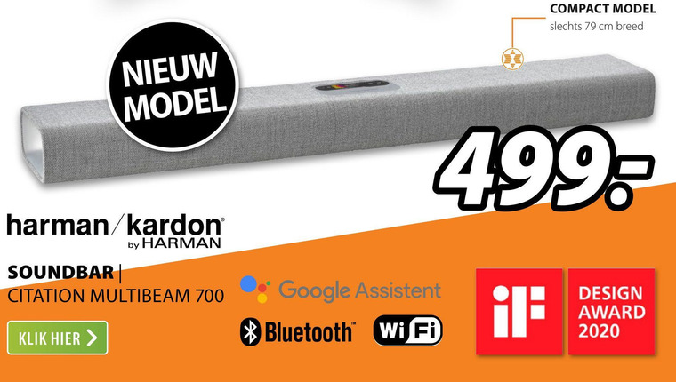 Harman Kardon   soundbar folder aanbieding bij  Expert - details