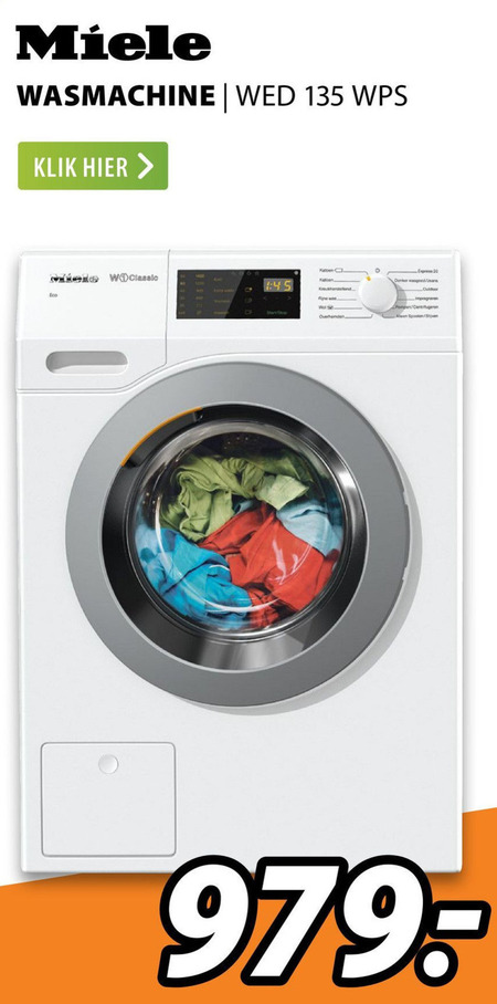 Miele   wasmachine folder aanbieding bij  Expert - details