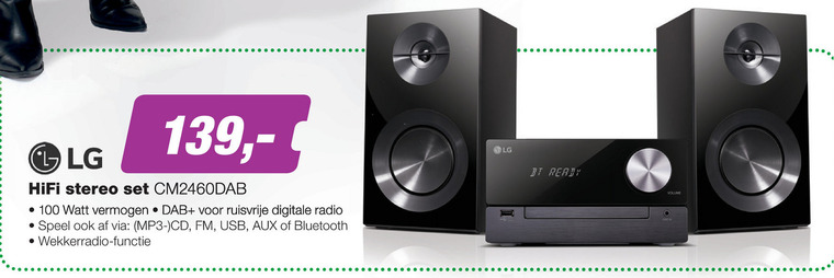 LG   audiosysteem, dab radio folder aanbieding bij  EP Electronic Partner - details