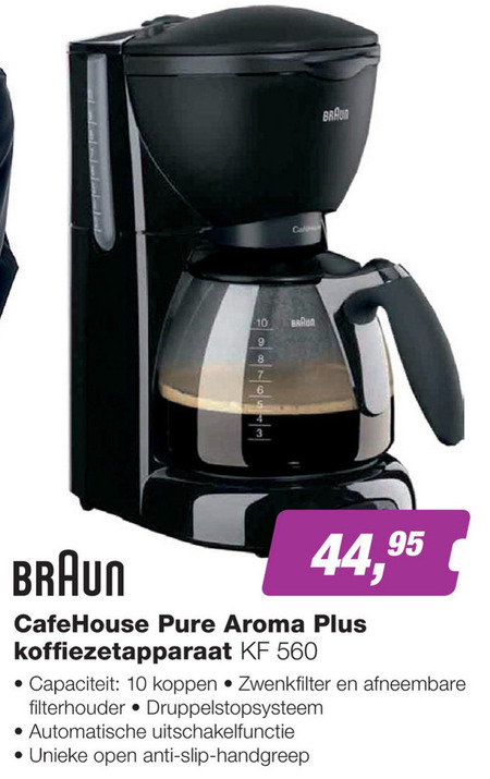 Braun   koffiezetapparaat folder aanbieding bij  EP Electronic Partner - details