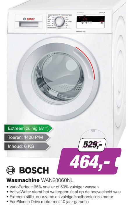 Bosch   wasmachine folder aanbieding bij  EP Electronic Partner - details