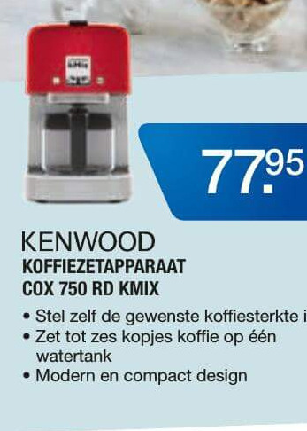 Kenwood   koffiezetapparaat folder aanbieding bij  Electroworld - details