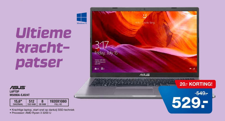 Asus   notebook folder aanbieding bij  Electroworld - details