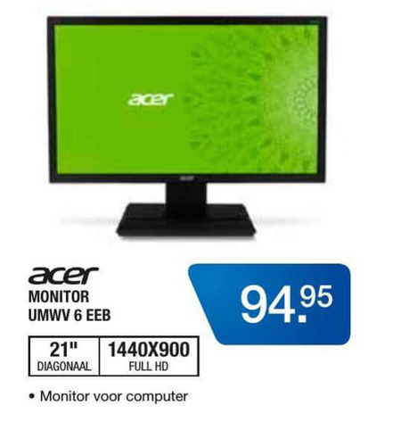 Acer   monitor folder aanbieding bij  Electroworld - details