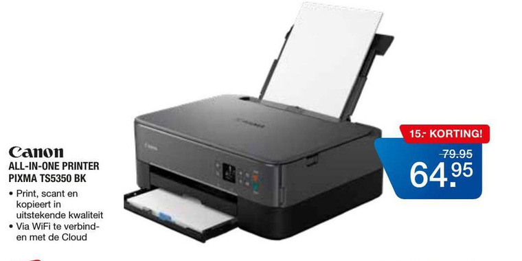 Canon   all-in-one printer folder aanbieding bij  Electroworld - details