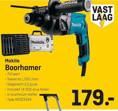 Makita   boorhamer folder aanbieding bij  Multimate - details