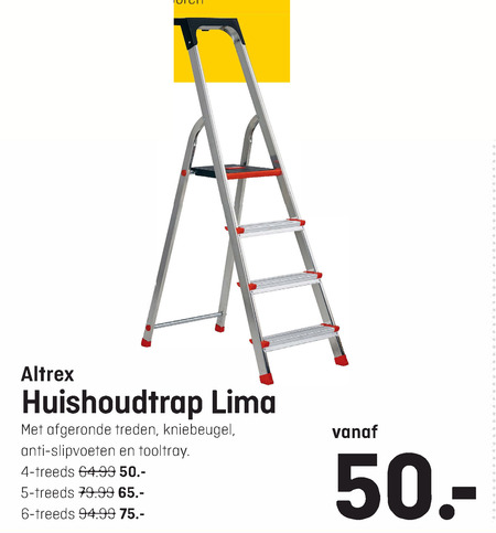 Altrex   huishoudtrap folder aanbieding bij  Multimate - details