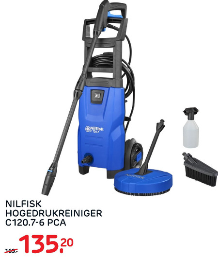 Nilfisk   hogedrukreiniger folder aanbieding bij  Praxis - details