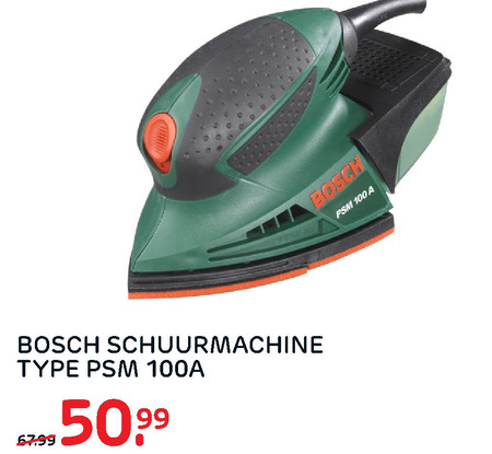 Bosch   schuurmachine folder aanbieding bij  Praxis - details