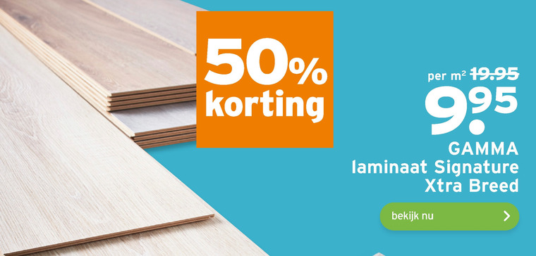 Gamma Huismerk   laminaat folder aanbieding bij  Gamma - details