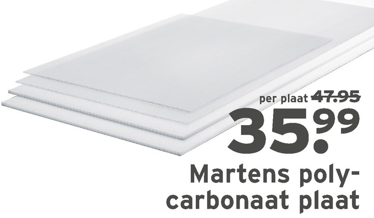 Martens bouwplaat folder aanbieding bij Gamma - details