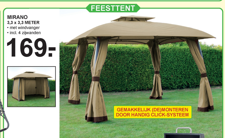 verf Aanbod Voorwaarden partytent folder aanbieding bij Van Cranenbroek - details