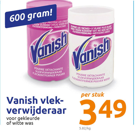 Vanish   vlekkenverwijderaar folder aanbieding bij  Action - details